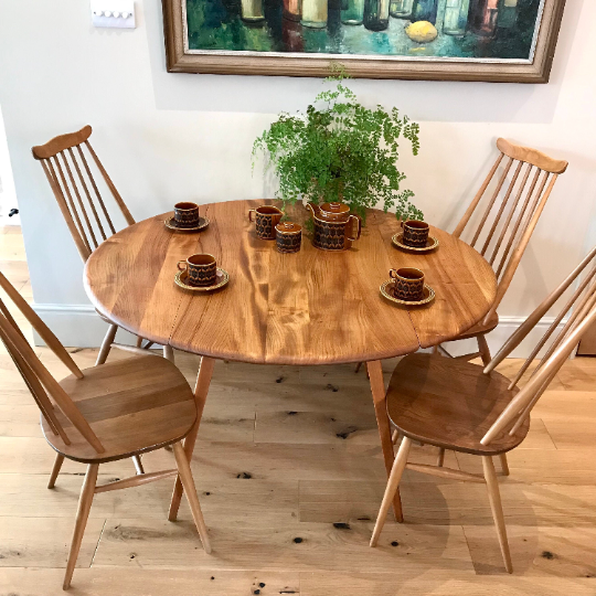 Ercol table shop and chairs