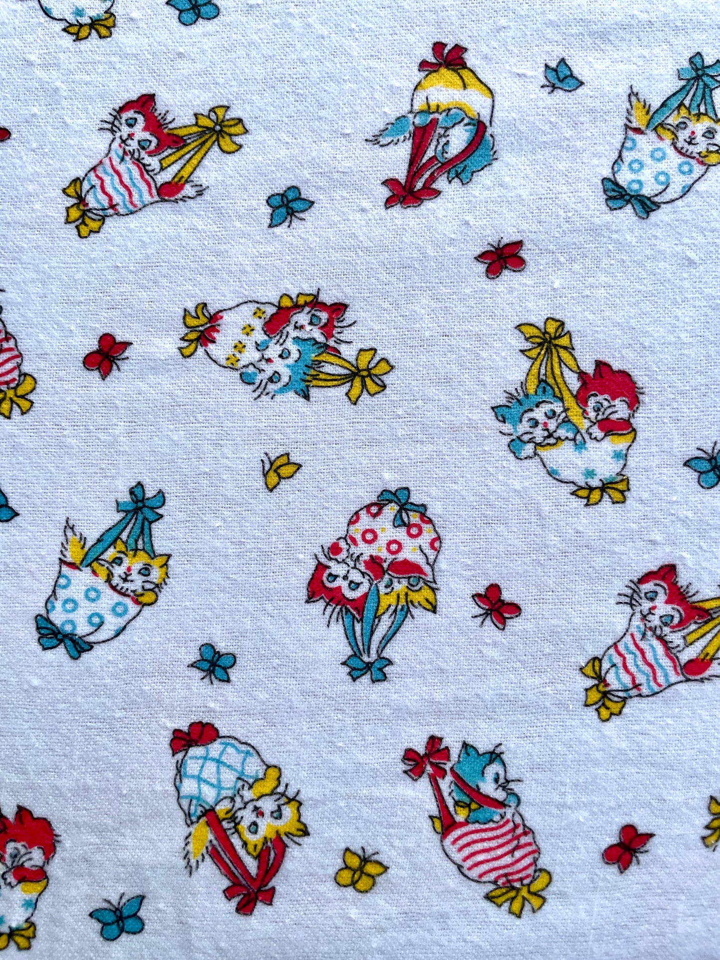 Vintage craft fabric per 1/2 metre