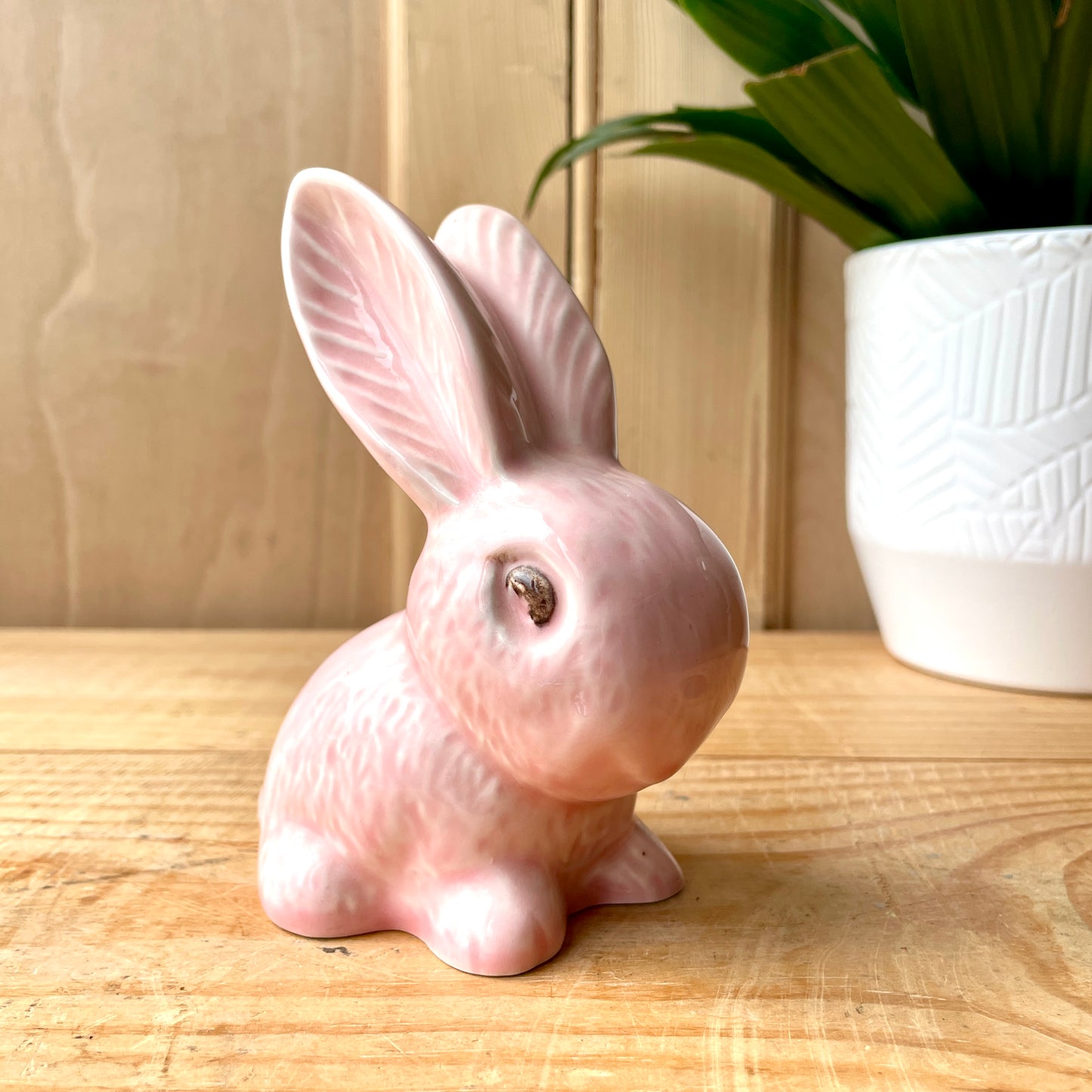 Vintage Sylvac Pink Bunny Rabbit model 990