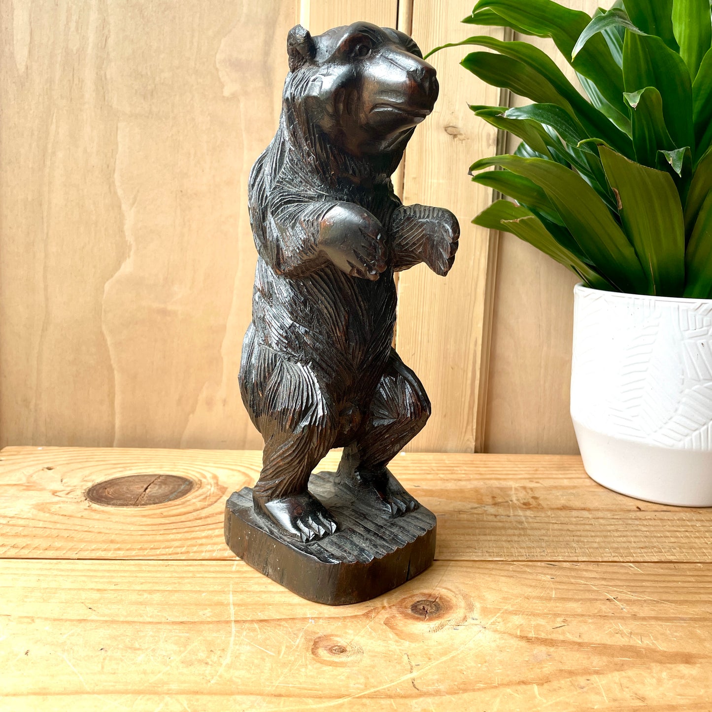 Vintage Black Forest Standing Bear