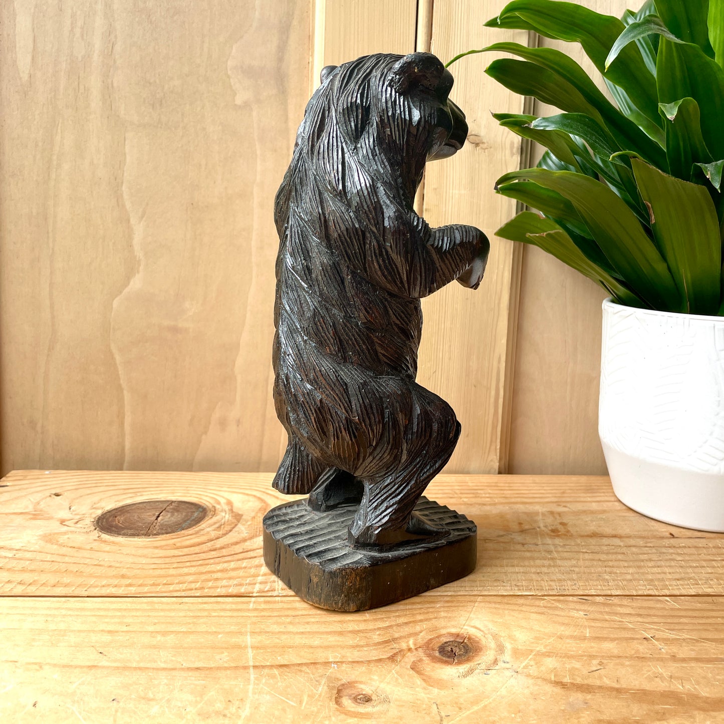 Vintage Black Forest Standing Bear