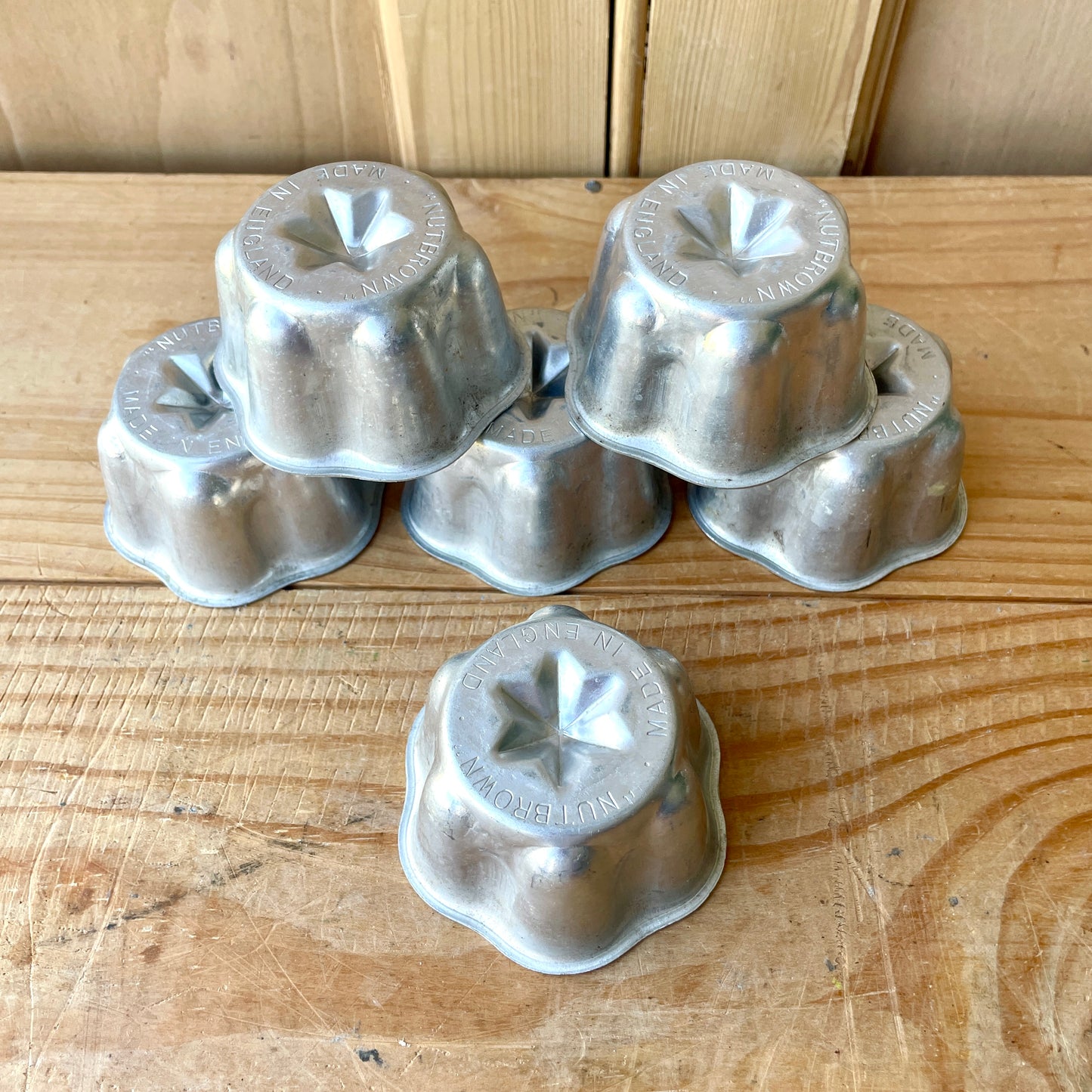 Vintage Individual Aluminium Moulds