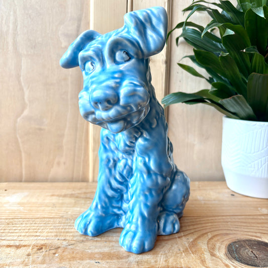 Vintage Early Sylvac Blue Terrier model No5