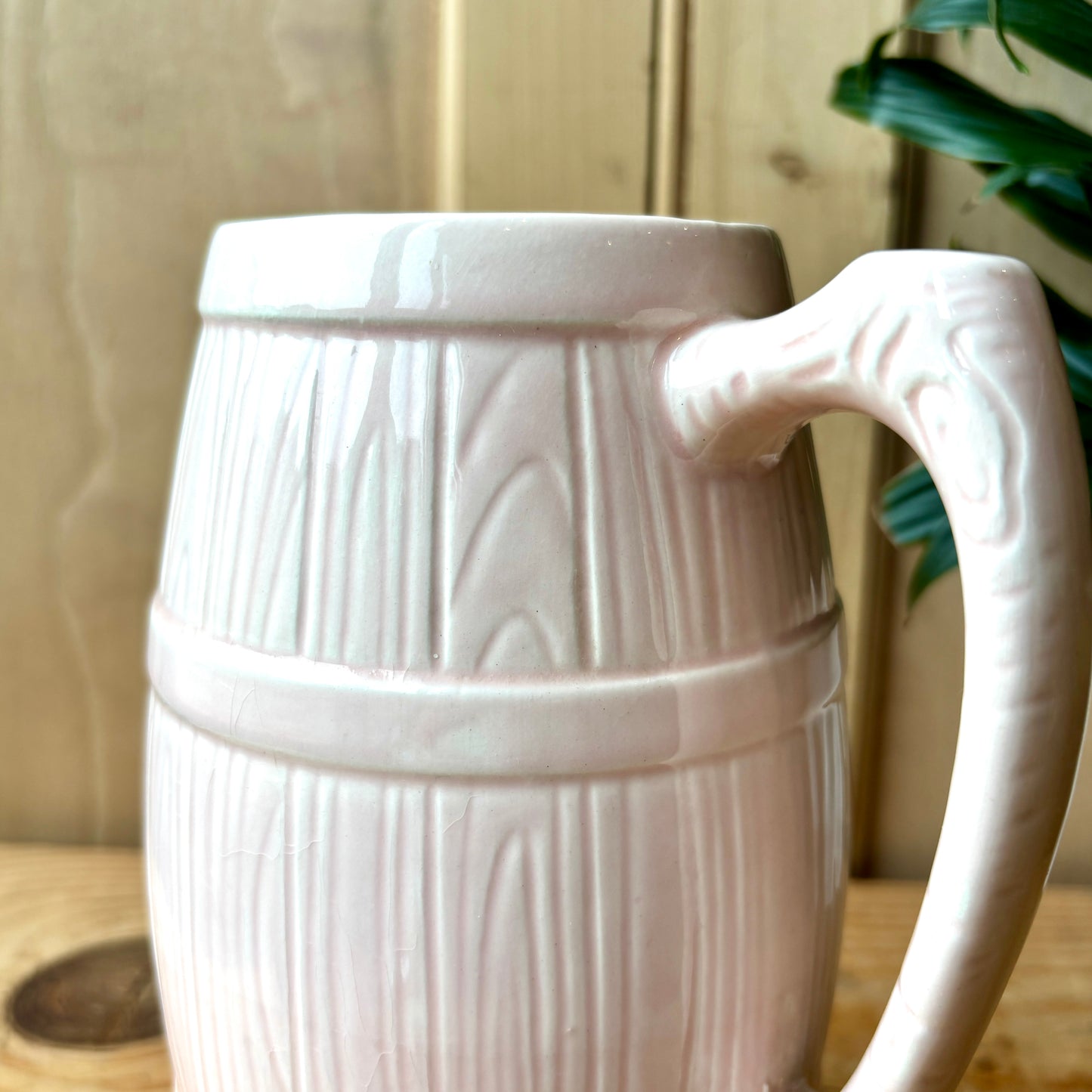 Vintage Pink SylvaC Barrel Jug model 1435