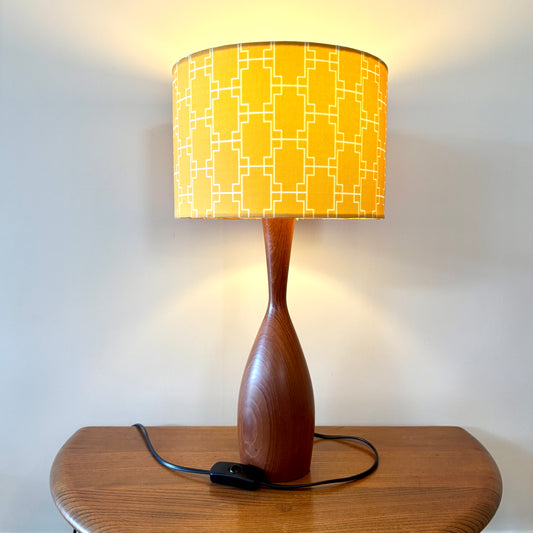 Mid Century Danish Teak Lamp