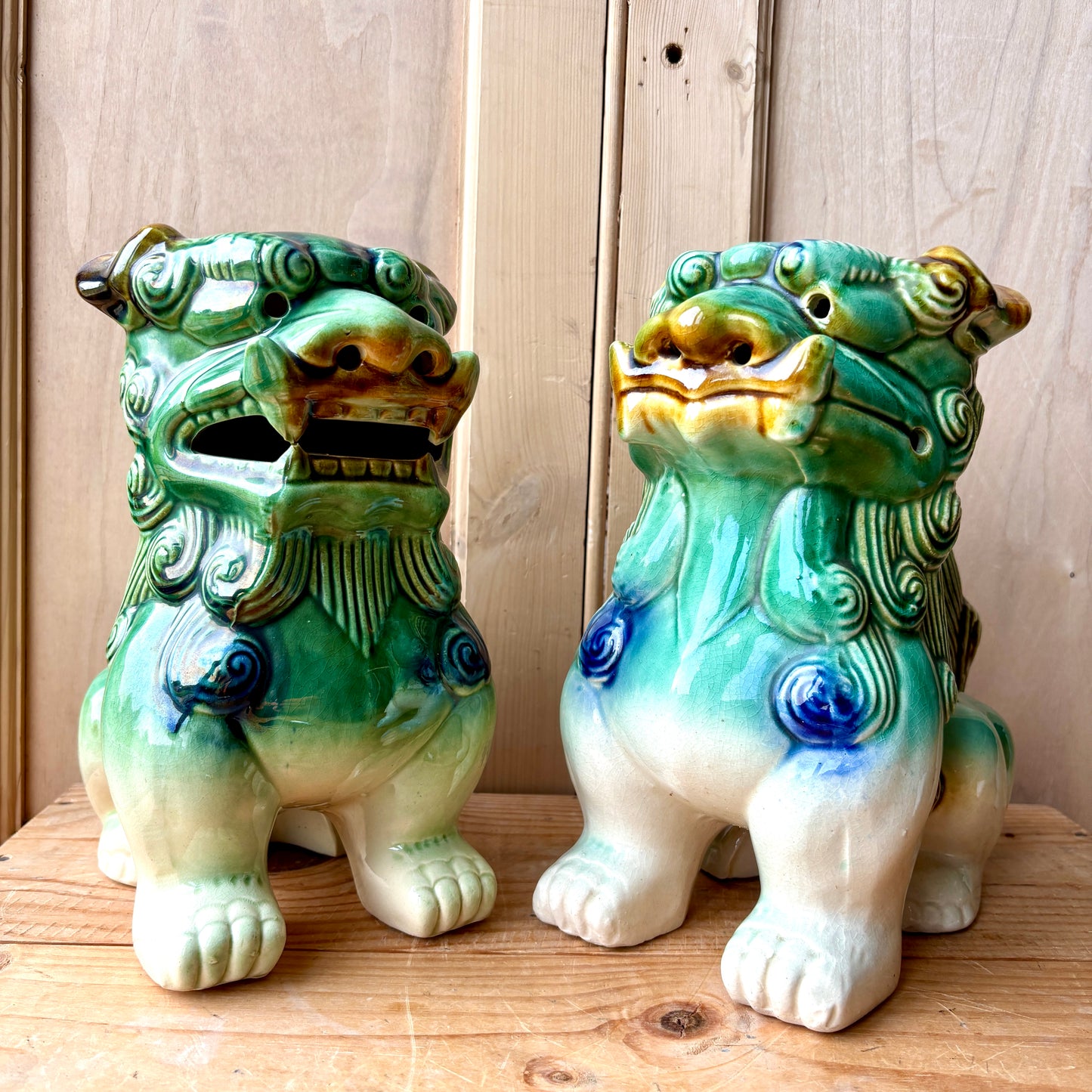 Very Large Vintage Foo Dogs