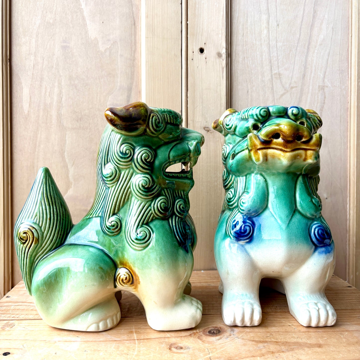 Very Large Vintage Foo Dogs