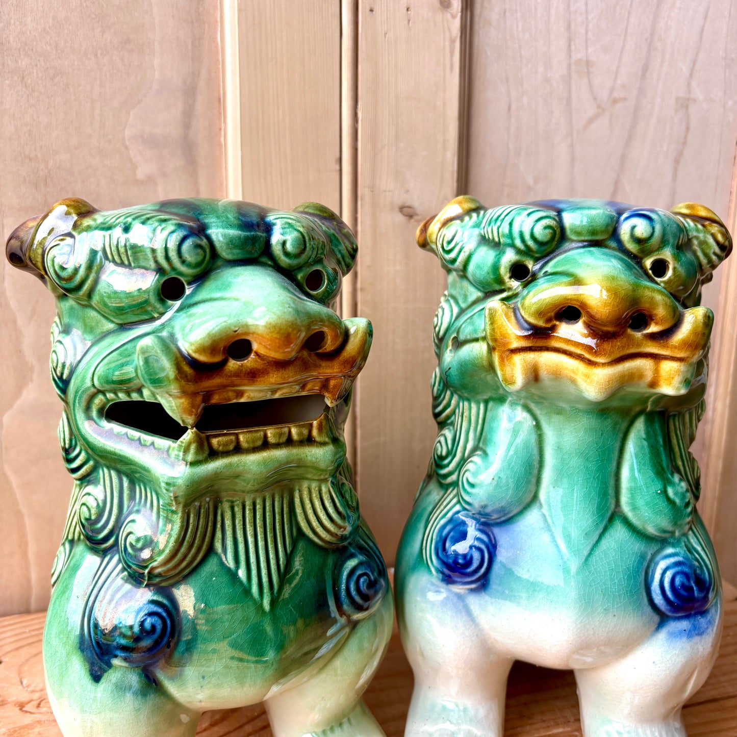 Very Large Vintage Foo Dogs