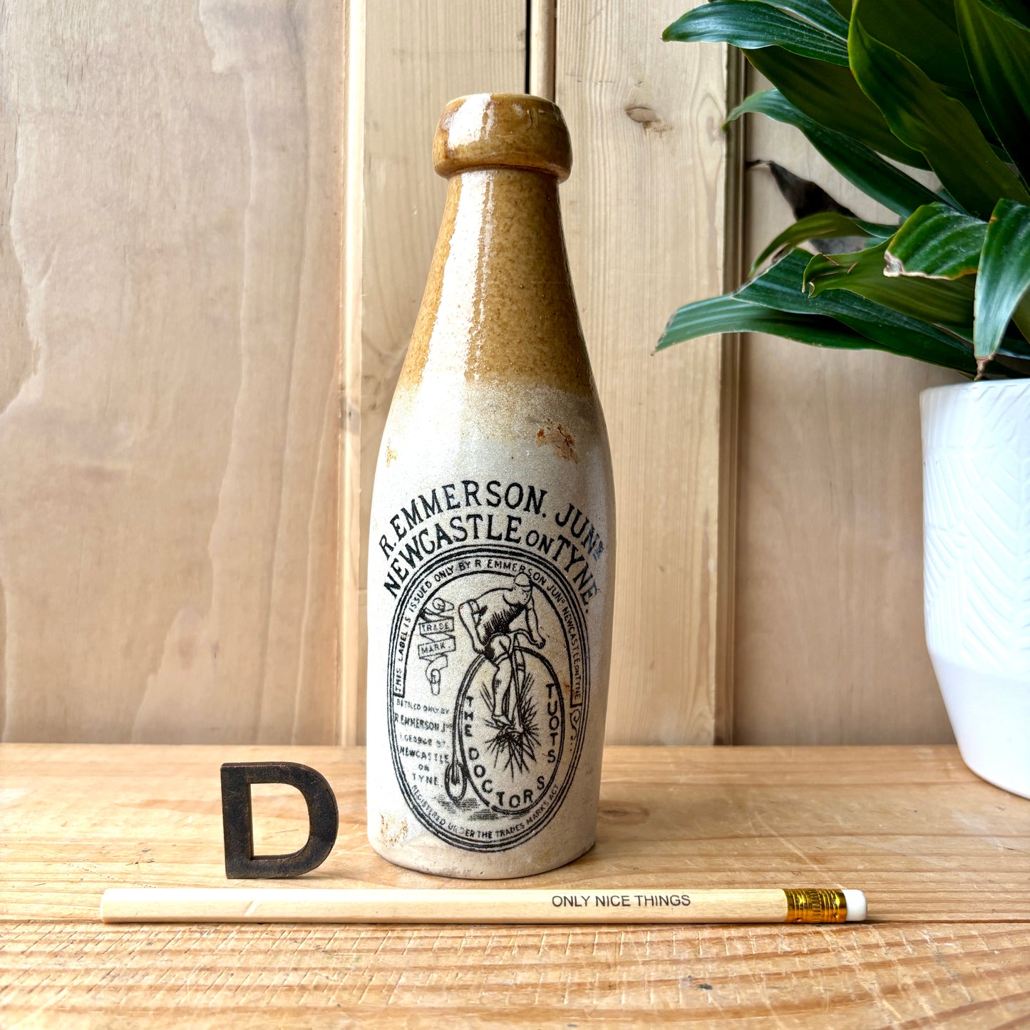 Antique Stone Ginger beer bottles