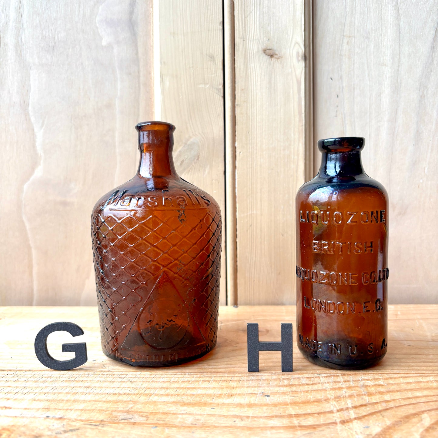 Lysol Brown Bottles Vintage Bottles