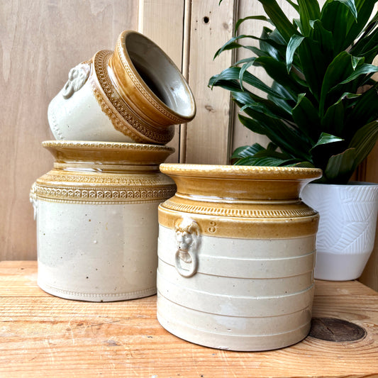 Vintage Stoneware Butter Crocks