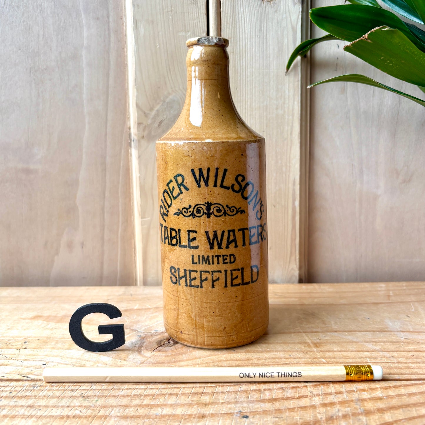 Antique Stone Ginger beer bottles