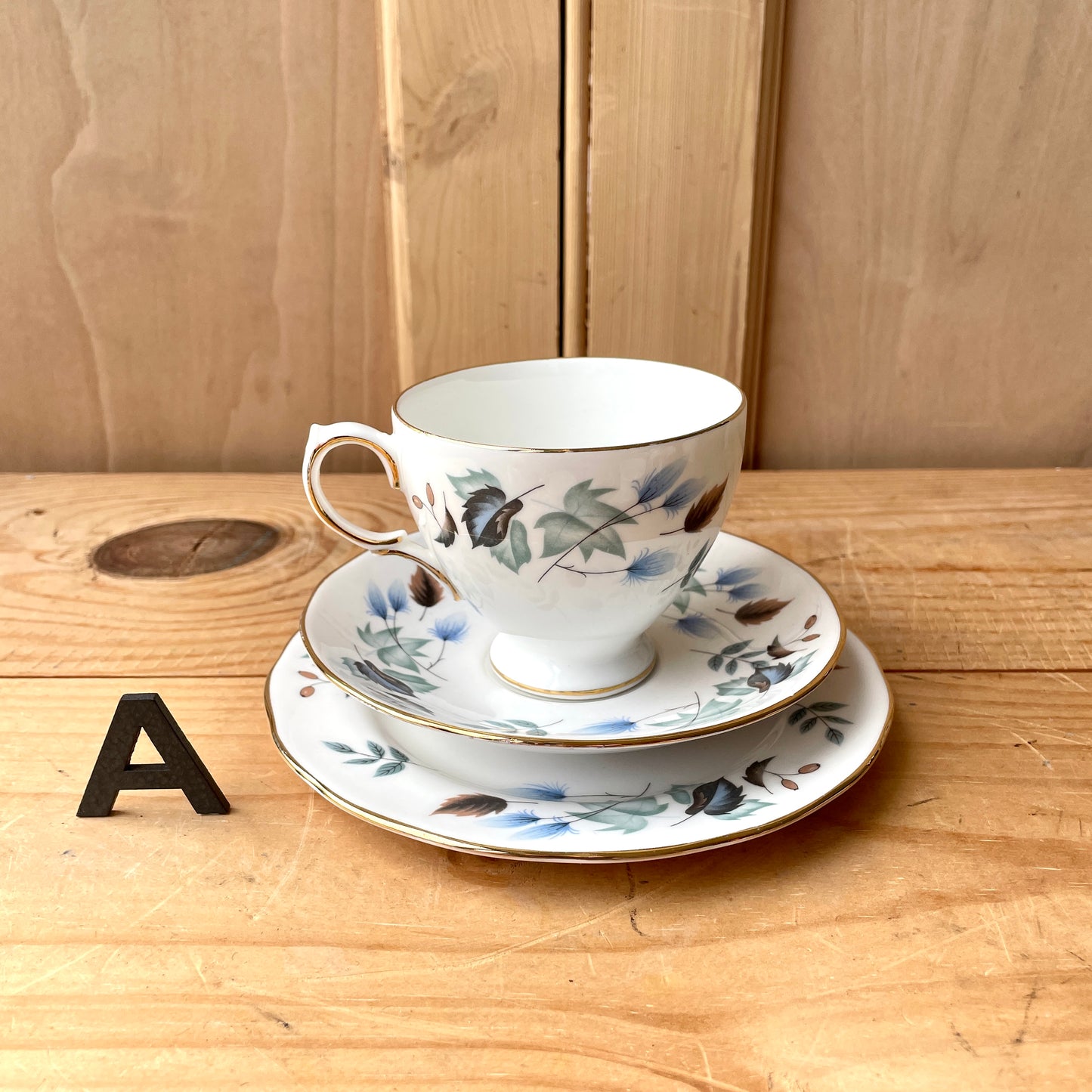 Vintage teacup trio