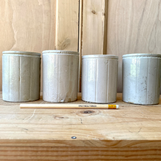 Vintage marmalade jars