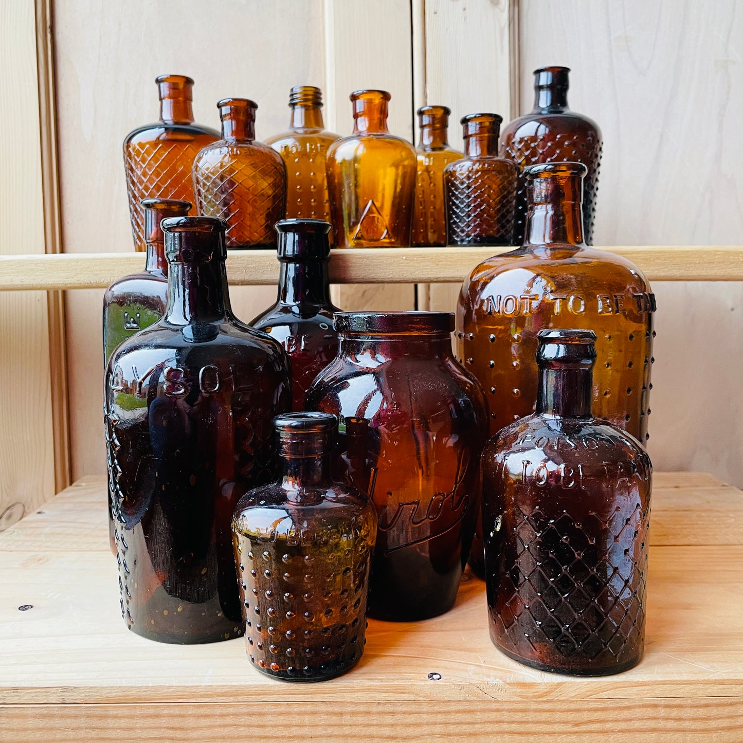 Lysol Brown Bottles Vintage Bottles