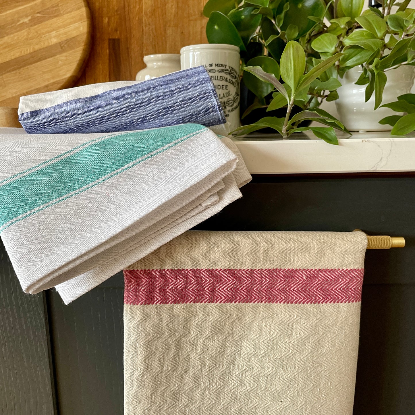 Cotton & linen tea cloths