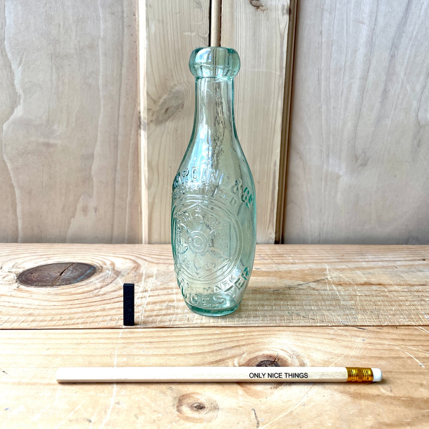 Vintage codd neck bottles