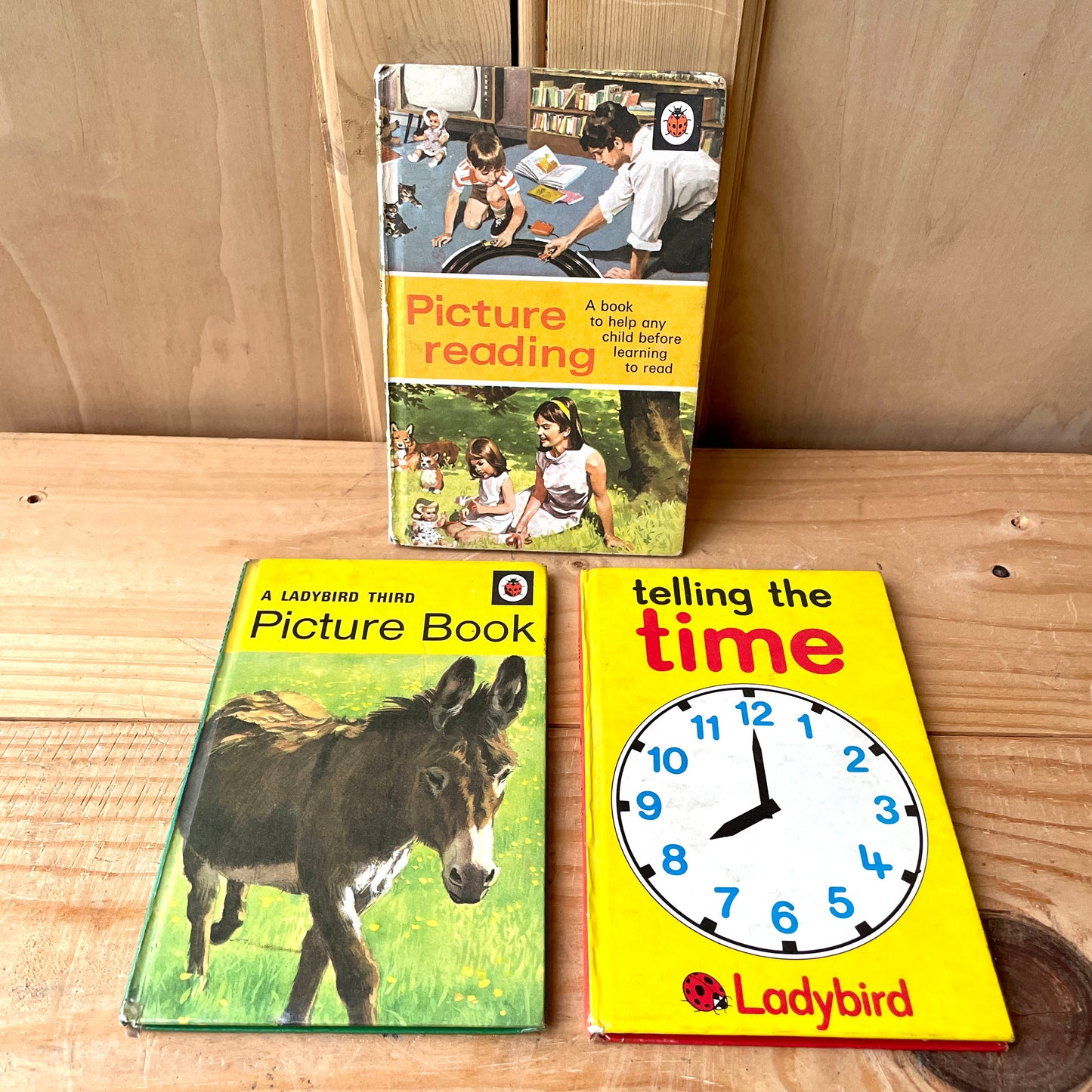 3 book set of Ladybird Picture books.